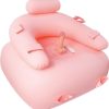 Get Down On It Inflatable Cushion with Wired Remote Control and Vibrating Silicone Dildo Plus Wrist/Leg Straps - Fuchsia