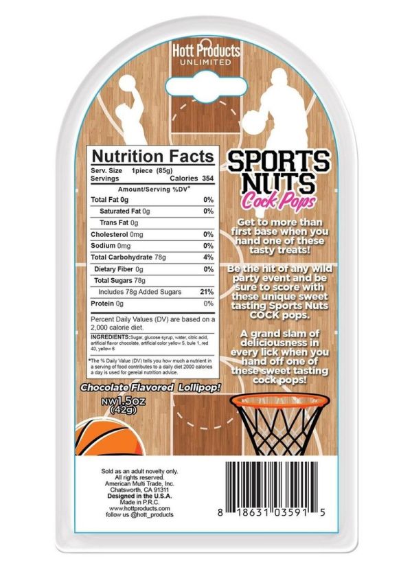 Sports Nuts Cock Pop Baseballs - Vanilla - Image 2