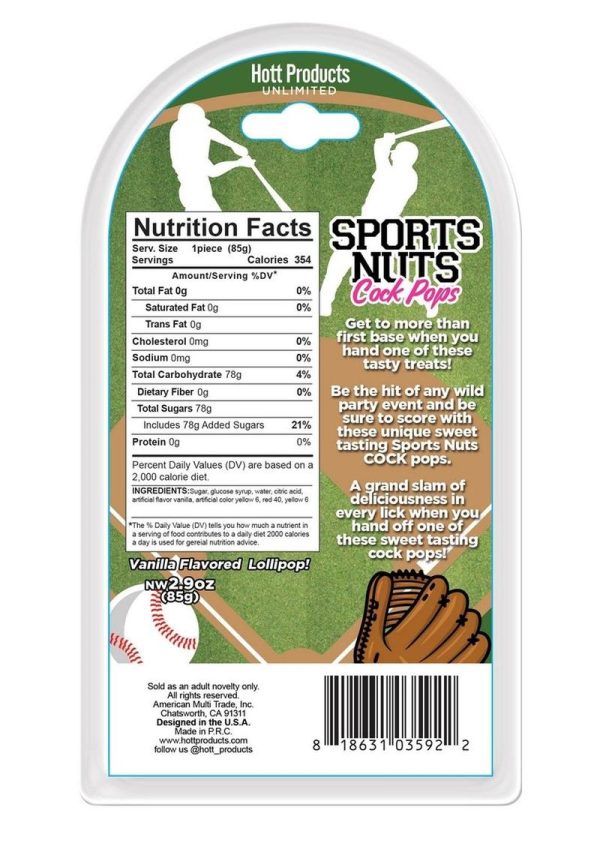 Sports Nuts Cock Pop Soccer Balls - Caramel - Image 2