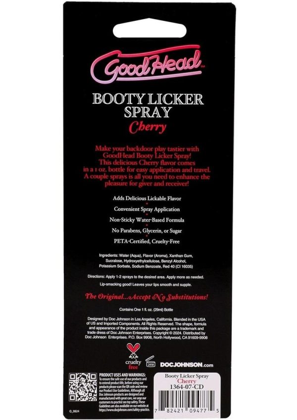 GoodHead Booty Licker Spray - Cherry 1oz - Image 4