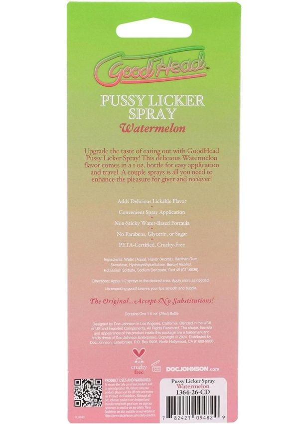 GoodHead Pussy Licker Spray - Watermeon 1oz - Image 4