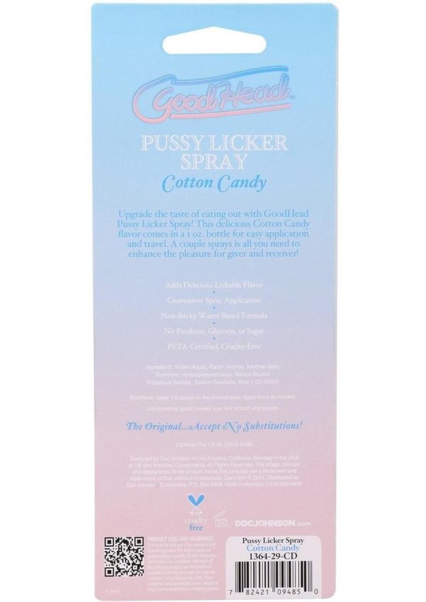 GoodHead Pussy Licker Spray - Cotton Candy 1oz - Image 4