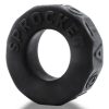 Oxballs Atomic Jock Sprocket Super Stretchy Cock Ring Night Edition - Black - Image 4
