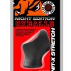 Oxballs Atomic Jock Unit-X Cock Ring and Ball Stretcher Night Edition - Black