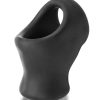 Oxballs Atomic Jock Unit-X Cock Ring and Ball Stretcher Night Edition - Black