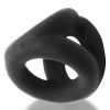 Oxballs Tri-Sport 3 Ring 3 Sized Cock Sling Night Edition - Black - Image 3
