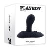 Playboy Sittin And Spinnin Rechargeable Silicone Vibrator with Remote