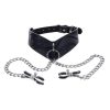 Velvet Noir Collar and Removable Clamps - Black - Image 3