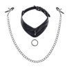 Velvet Noir Collar and Removable Clamps - Black - Image 4