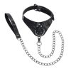 Velvet Noir Collar and Leash - Black
