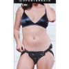 Velvet Noir Strap-On - Black