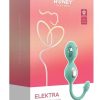 Elektra App Control E-Stim Kegel Training Set (5 Piece) - Aqua/Silver