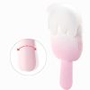 Bite Me Sucking Tapping and Vibrating Silicone Rechargeable Cream Pop Stimulator - Pink/White - Image 3