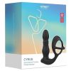Cyrus App Control Thrusting Rechargeable Prostate Massager with Cock Ring - Black