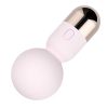 Pokewan Pocket Mini Vibrating Silicone Rechargeable Wand Massager - Pink/Rose Gold - Image 3