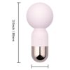 Pokewan Pocket Mini Vibrating Silicone Rechargeable Wand Massager - Pink/Rose Gold - Image 4