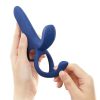Pleasure Pivot App Control Rechargeable Silicone Couples Vibrator - Blue - Image 4