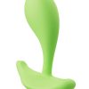 Oly 2 Pressure Sensing App enabled Wearable Rechargeable Silicone Clit and G Spot Vibrator - Green