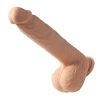 Kenzo App Controlled Big Realistic Thrusting Rechargeable Silicone Dildo  9.5 In - Caramel