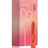 Terri App Controlled Kinky Finger Tapping Rabbit Vibrator - Orange/Gold