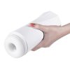 Sky Intense Suction and Vibration Rechargeable Blowjob Machine - White - Image 3