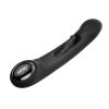 Tempo Pressure Sensing App Controlled Kinky Finger Tapping Rechargeable Silicone G-spot Vibrator - Black - Image 3