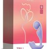 Trill Wearable Single Ball Rechargeable Silicone Dual Vibrator - Lavender