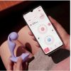 Trill Wearable Single Ball Rechargeable Silicone Dual Vibrator - Lavender - Image 4