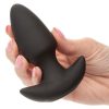Rock Bottom Vibrating Thrusting Probe Rechargeable Silicone Anal Vibrator - Black - Image 4
