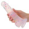Party Boy Silicone Studs Dong with Suction Cup 5.25in Insert - Multicolor - Image 3