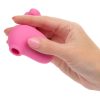 First Time Rechargeable Silicone Suck and Play Clitoral Stimulator - Pink - Image 4