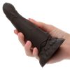 Monster Dong The Vampire Silicone Dildo 9in - Black - Image 4