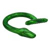 Creature Cocks Slither Silicone Dildo - Green/Yellow