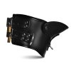 Master Series Rigid Locking Posture Collar with Chin Brace - Black