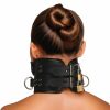 Master Series Rigid Locking Posture Collar with Chin Brace - Black - Image 4