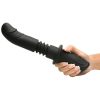 Master Series Power Thrust Rechargeable Thrusting Silicone Vibrator - Black - Image 3
