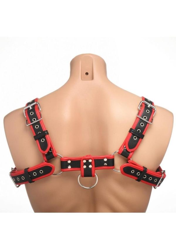 Master Series Bulldog Harness - Red - Image 3