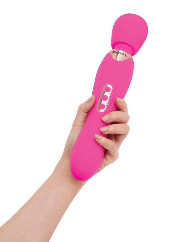 Bodywand Rumble Rechargeable Wand 12in - Hot Pink - Image 4