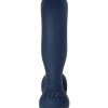 Svakom Iker Neo Rechargeable Silicone App Compatible Prostate Vibrator - Navy Blue/Gold - Image 4