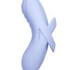 Svakom Echo 2 App Compatible Rechargeable Silicone Heated Finger Vibrator - Blue - Image 3