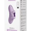Svakom Echo 2 App Compatible Rechargeable Silicone Heated Finger Vibrator - Pink Lilac