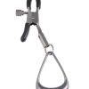 Velvet Noir Tuggable Nipple Clamps - Black