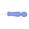 Swan Mini Wand Rechargeable Silicone Vibrator - Purple - Image 3