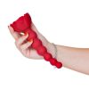 Lux Active Champion Rose Rechargeable Silicone Beaded Anal Probe with Bonus Bullet - Red - Image 3
