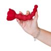 Lux Active Champion Rose Rechargeable Silicone Beaded Anal Probe with Bonus Bullet - Red - Image 4