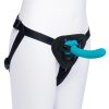 B Vibe Everybody Strap On Harness Set with Silicone Dildo Peg 6in - Teal - Image 4