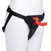 B Vibe Beginner Strap On Harness Set with Silicone Dildo Peg 5in - Orange - Image 4