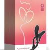 Pleasure Pivot App Control Rechargeable Silicone Couples Vibrator - Black