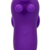 Neon Vibes The Triple Tease Rechargeable Silicone Vibrator - Purple
