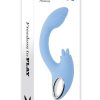 Playboy Sapphire Sky Rechargeable Silicone Dual Vibrator - Blue